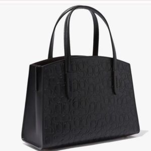 COACH BLACK LEATHER BAG